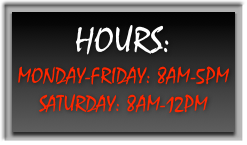 Hours:&#10;Monday-Friday: 8am-6Pm&#10;Saturday: 8am-12PM